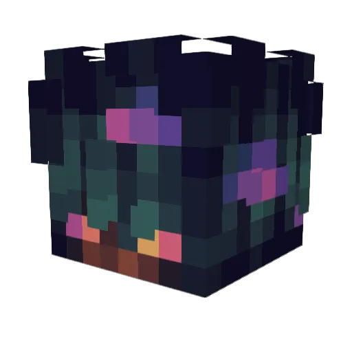 Koribaku Minecraft avatar head, 3D render