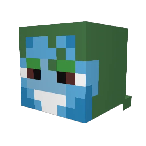 Koricko420 Minecraft avatar head, 3D render