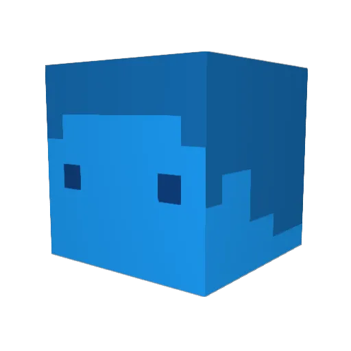 Korigame Minecraft avatar head, 3D render