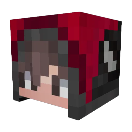 Koringa184 Minecraft avatar head, 3D render