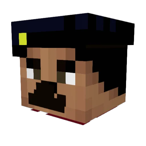 Korkenzieher69 Minecraft avatar head, 3D render