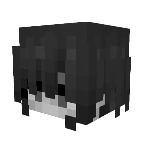 Korletonix Minecraft avatar head, 3D render