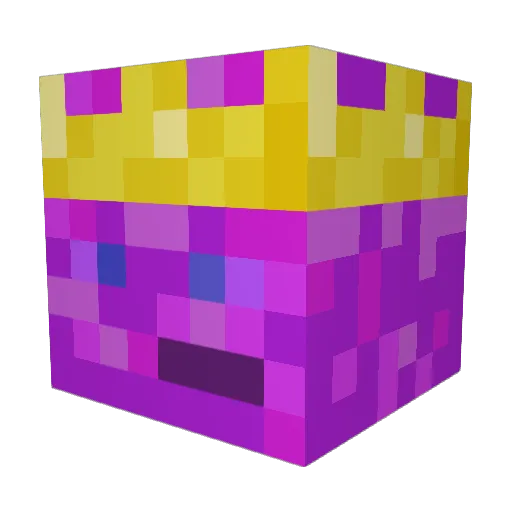 KornKawb Minecraft avatar head, 3D render