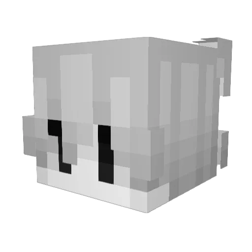 KornKung2004 Minecraft avatar head, 3D render