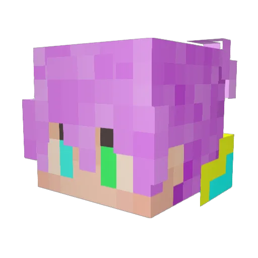 Korny_5 Minecraft avatar head, 3D render