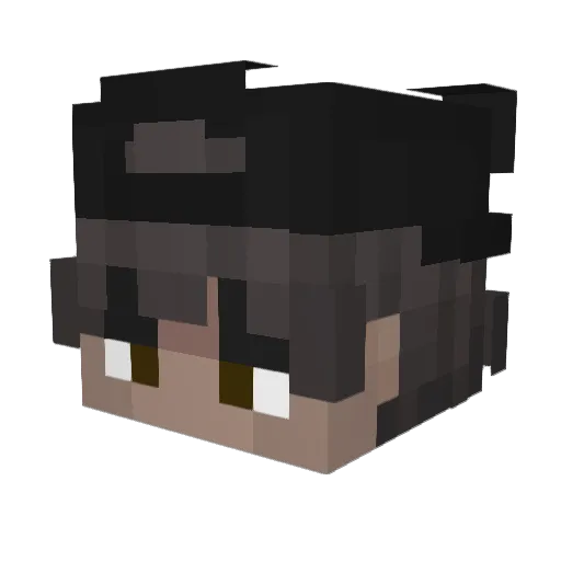 KoroIsABee Minecraft avatar head, 3D render
