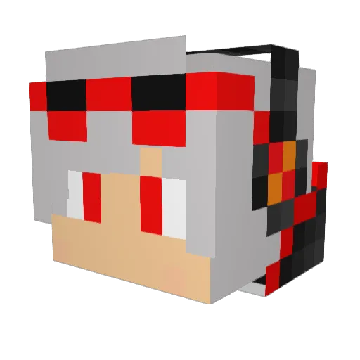 Koronus220 Minecraft avatar head, 3D render