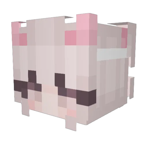 KorraKittyy Minecraft avatar head, 3D render