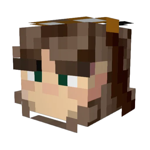 Korrallo_95 Minecraft avatar head, 3D render