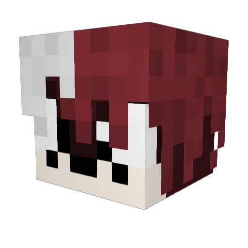 Korroded_YT Minecraft avatar head, 3D render