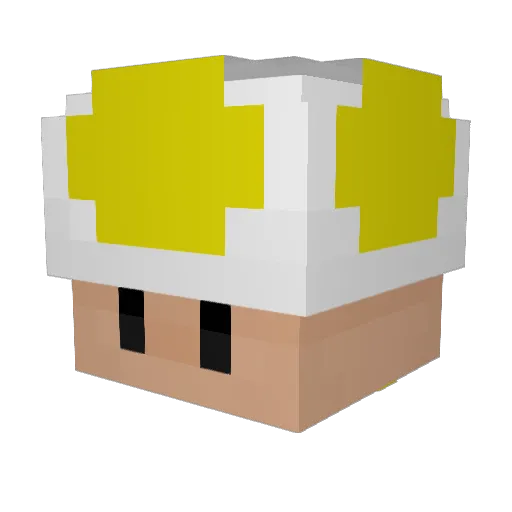 Korrtox Minecraft avatar head, 3D render