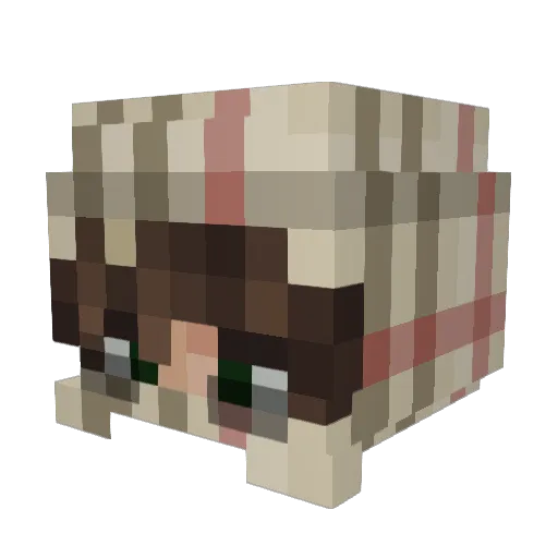 KorrvenZer0 Minecraft avatar head, 3D render