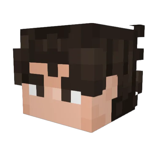 Kortuzi Minecraft avatar head, 3D render