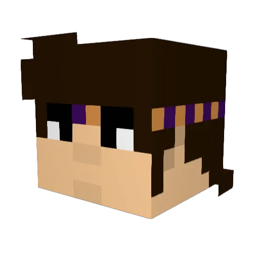 Korudo13 Minecraft avatar head, 3D render