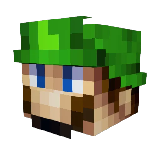 Korvgubben55 Minecraft avatar head, 3D render
