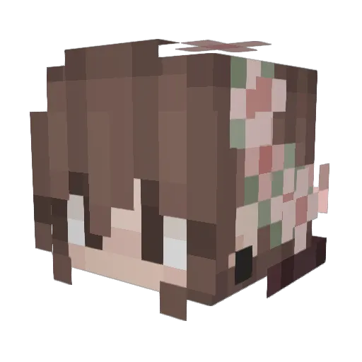 KoryKory Minecraft avatar head, 3D render