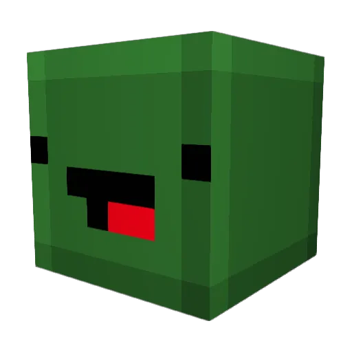 Korzax Minecraft avatar head, 3D render