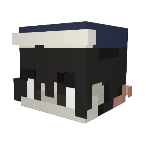 KosMC56 Minecraft avatar head, 3D render