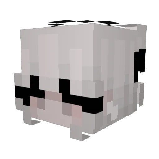 KosaWRzebro Minecraft avatar head, 3D render