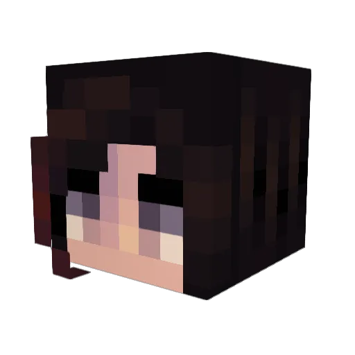 Kosarrr Minecraft avatar head, 3D render