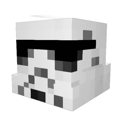 Koshal Minecraft avatar head, 3D render