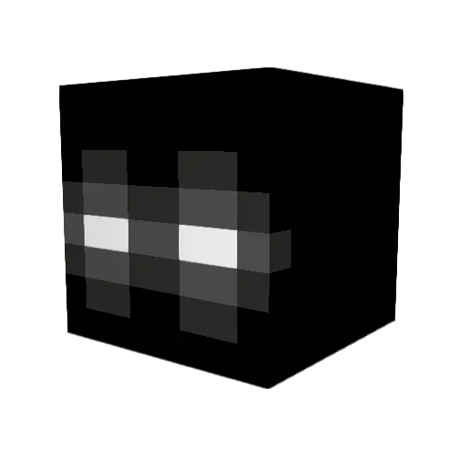 Koshimint Minecraft avatar head, 3D render