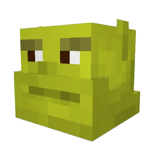 Kosholympiade Minecraft avatar head, 3D render