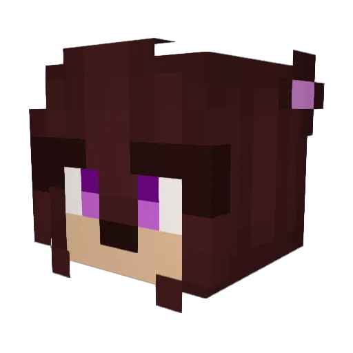 Kosmic_ Minecraft avatar head, 3D render