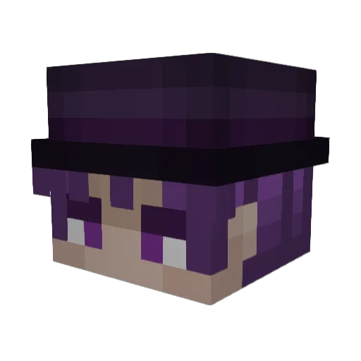 Kosmikal Minecraft avatar head, 3D render