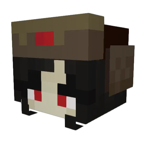 KosmonautRS Minecraft avatar head, 3D render