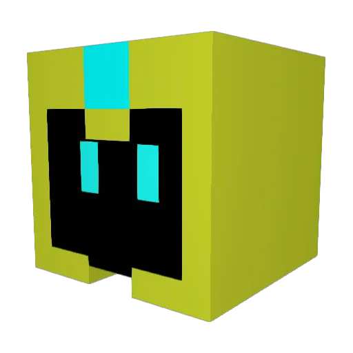 Kosmos8660 Minecraft avatar head, 3D render