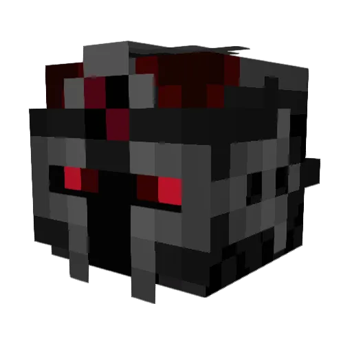 Kosniper Minecraft avatar head, 3D render