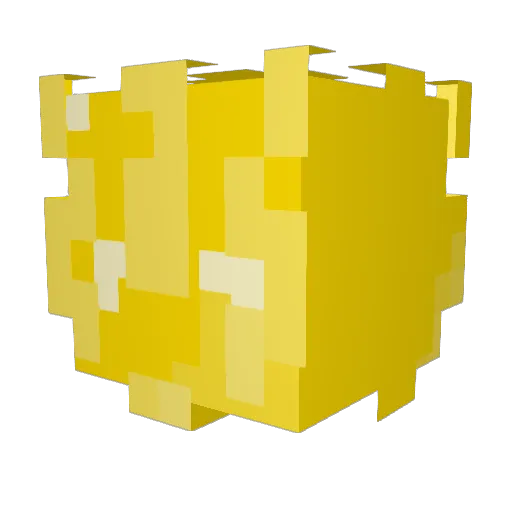 Kospanik Minecraft avatar head, 3D render