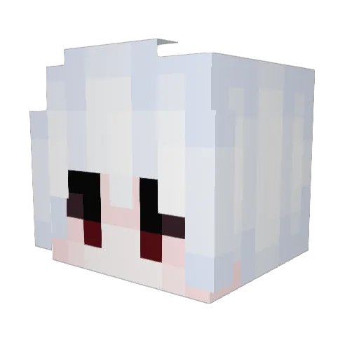 Kospio Minecraft avatar head, 3D render