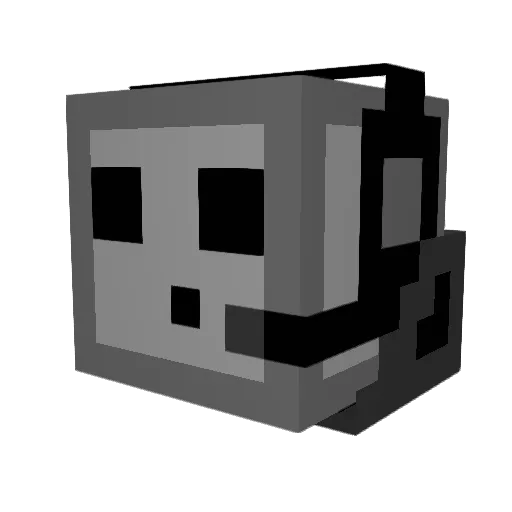 KostaMNE Minecraft avatar head, 3D render