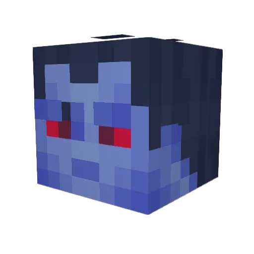 Kostasifa Minecraft avatar head, 3D render