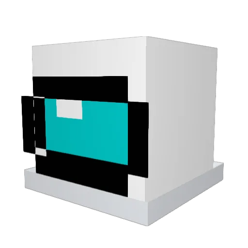Kostaz31 Minecraft avatar head, 3D render