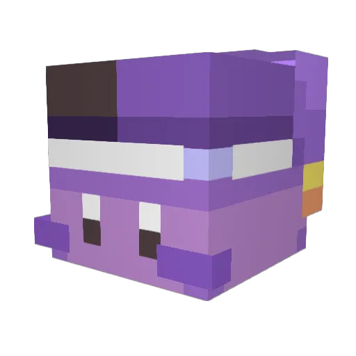 Kostellar Minecraft avatar head, 3D render