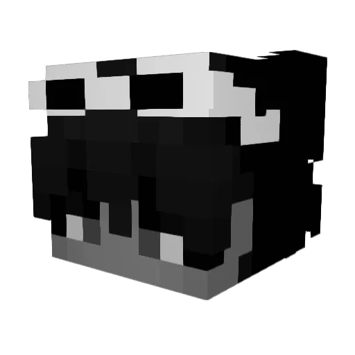 KostiumPirata Minecraft avatar head, 3D render