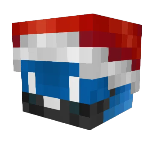 Kostka24Lodu Minecraft avatar head, 3D render