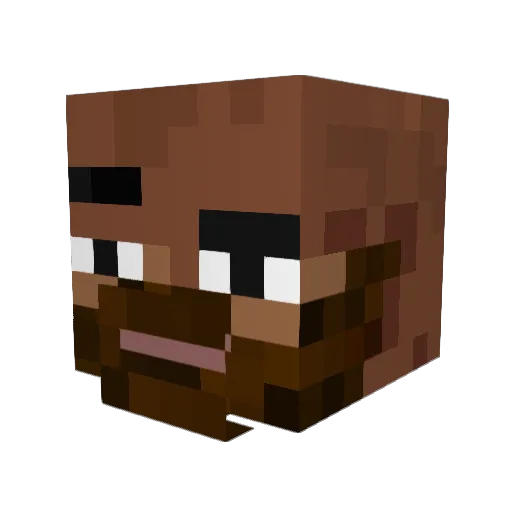 Kostoszar11 Minecraft avatar head, 3D render