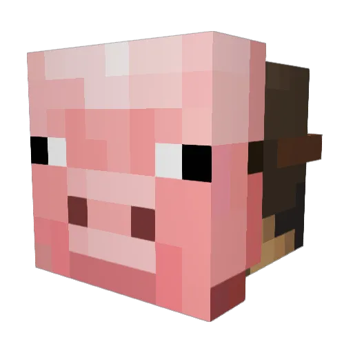 Kostya_X Minecraft avatar head, 3D render