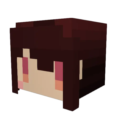 Kota1104 Minecraft avatar head, 3D render