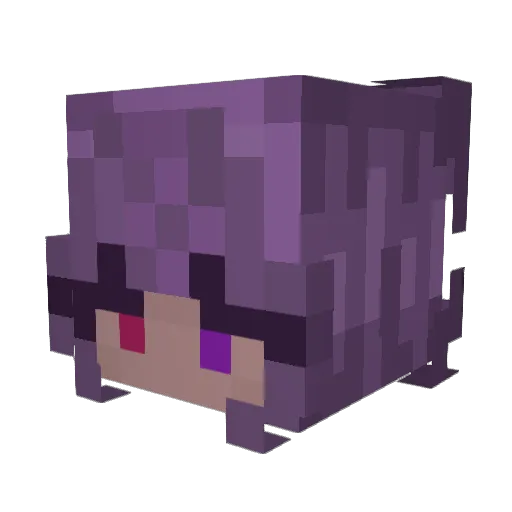 KotaGG Minecraft avatar head, 3D render