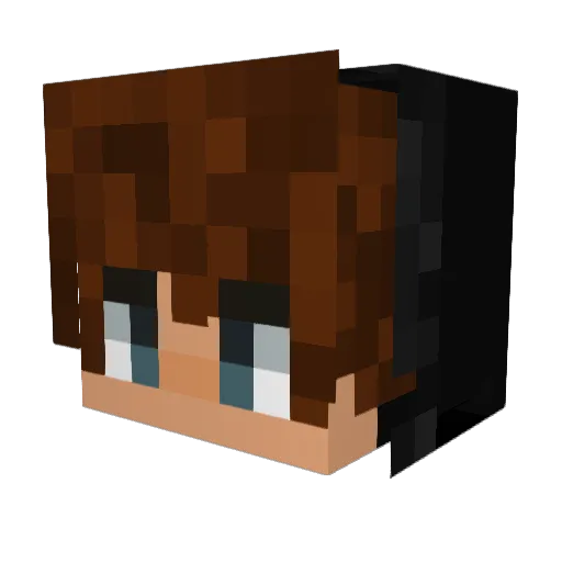 KotaRyze Minecraft avatar head, 3D render
