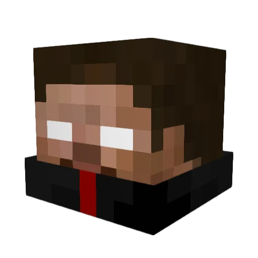 KotalKahn01 Minecraft avatar head, 3D render