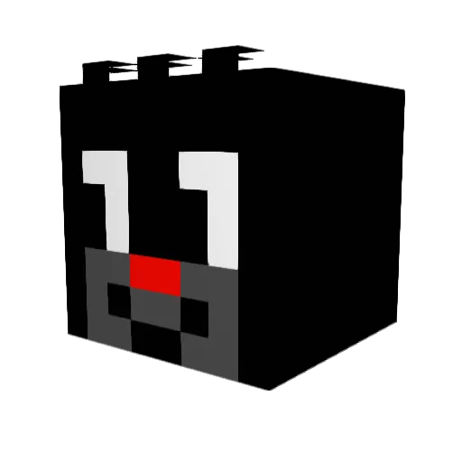 Kotalo_ Minecraft avatar head, 3D render