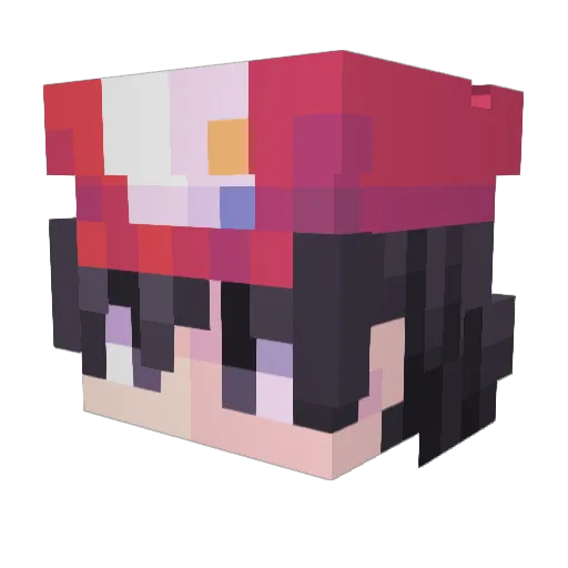 Kotaro_Soul Minecraft avatar head, 3D render