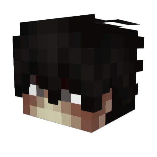 Koth__ Minecraft avatar head, 3D render