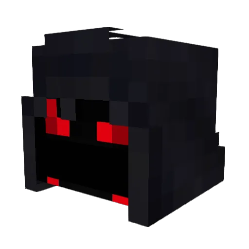 Kothog Minecraft avatar head, 3D render